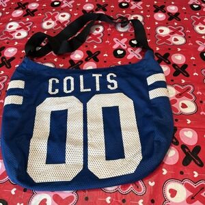 NFL‎ Indianapolis Colts Football Jersey Purse Tote Bag Shoulder Strap